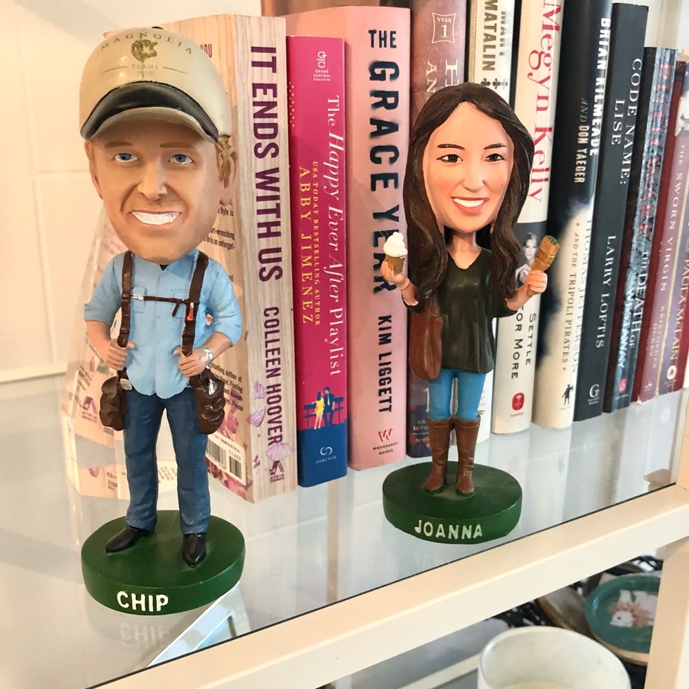 RARE Chip and Joanna Gaines Bobbleheads